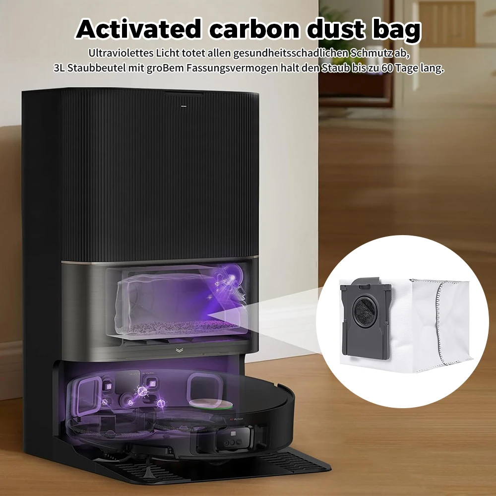 For Dreame X30/X40/X50 Ultra, L10s/L30s/L40/L50 Ultra, S10/S30 Pro Ultra Dust Bags Mop Cloths Sweeping Robot Vacuum Parts