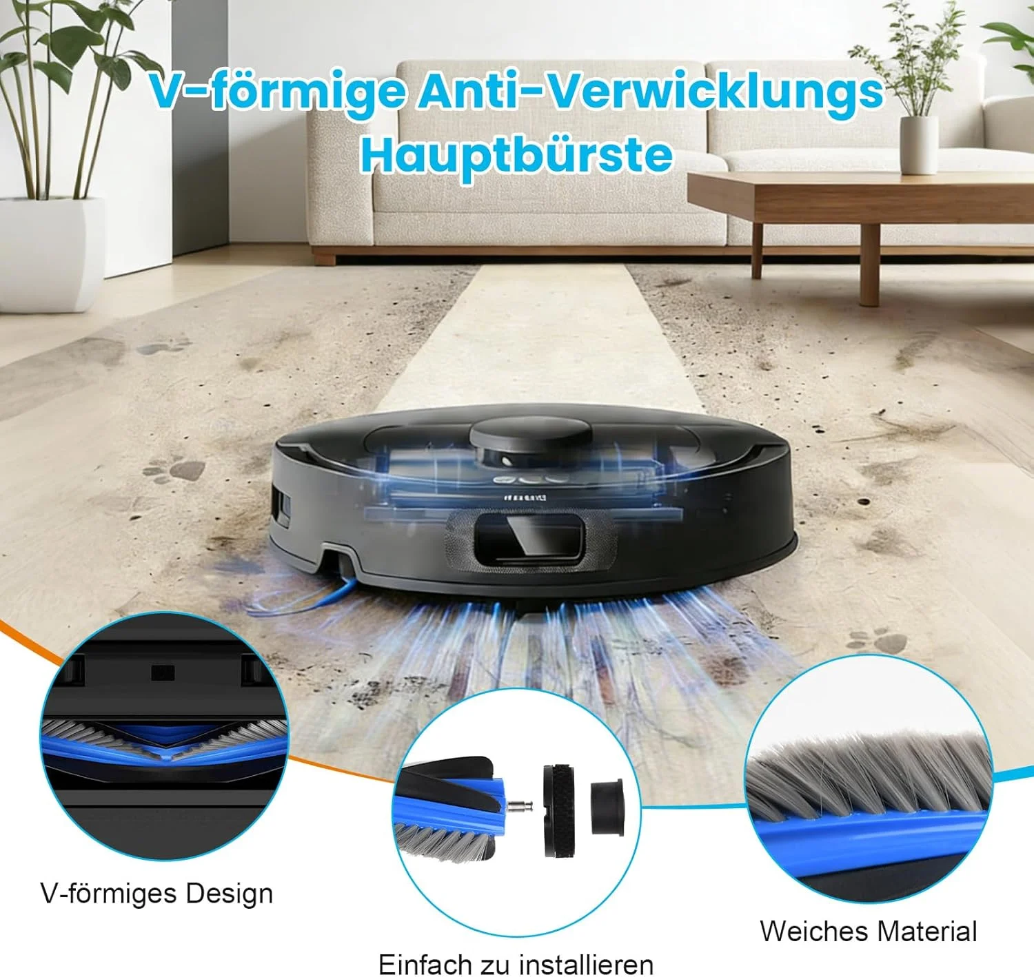 Ecovacs Deeboot T30C / T30C GEN 2 / T30C OMNI / T30C OMNI GEN 2, Debot N50 OMNI Parts Brush Filter Mop Cloth Dust Bag