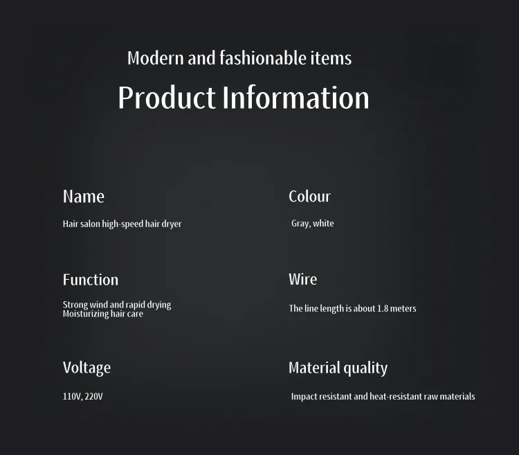 110000 Rpm High-Speed Hair Dryer 3d Blue Negative Ion Light Hair Care Silent Home Hair Salon Diffuser Hair Dryer 220V