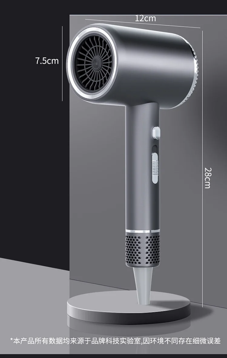 110000 Rpm High-Speed Hair Dryer 3d Blue Negative Ion Light Hair Care Silent Home Hair Salon Diffuser Hair Dryer 220V