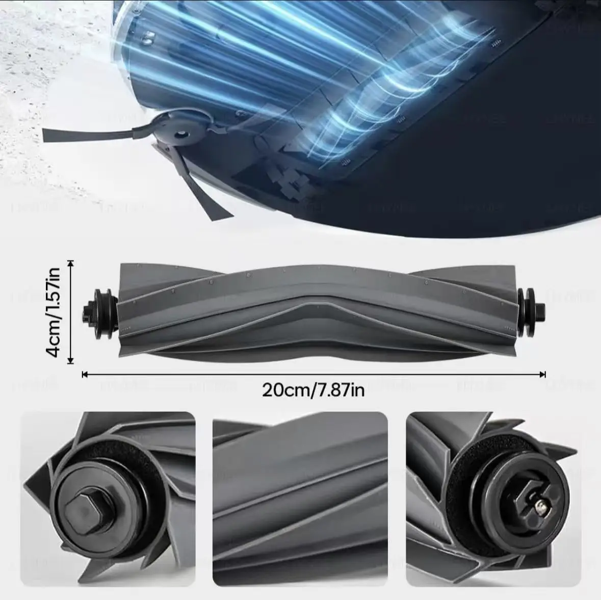 Dreame L40 Ultra AE / D20 UItra Robot Vacuum Spare Parts Main Side Brushes Mop Cloths HEPA Filters Dust Bags Accessories