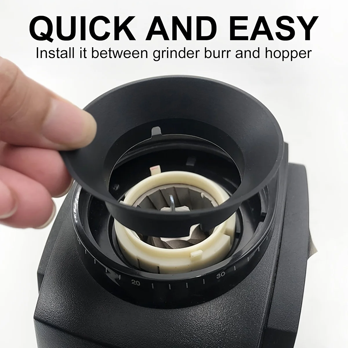 Gasket Replacement for Baratza Encore and Virtuoso Coffee Grinders, Silicone Coffee Grinder Gasket Coffee Replacement Ring