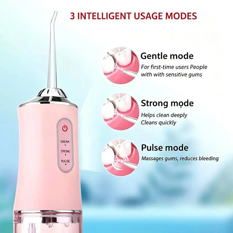 Oral Irrigator Portable Travel Water Flosserm Dentist Recommended New Model For Convenient Oral Hygiene For The Whole Family▪