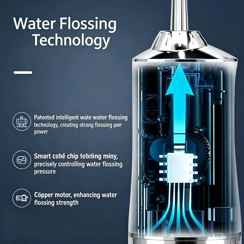 Oral Irrigator Portable Travel Water Flosserm Dentist Recommended New Model For Convenient Oral Hygiene For The Whole Family▪