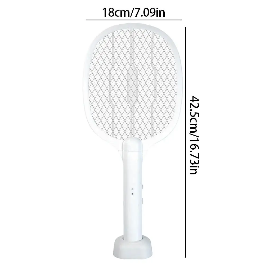 Multi Functional Bug Zapper Racket Usb Rechargeable Mosquito Killer Safe 3 In 1 Electric Mosquito Swatter Pest Control Supplies