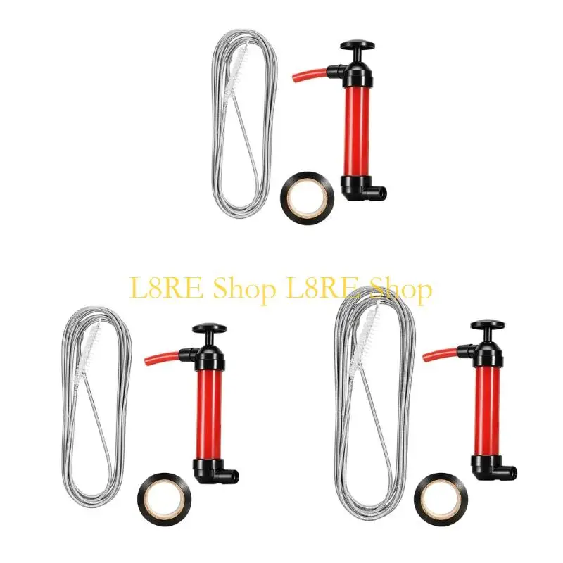 L8RE Air Conditioner Drain Cleaning Pump Manual Tool for Routine Home Upkeep