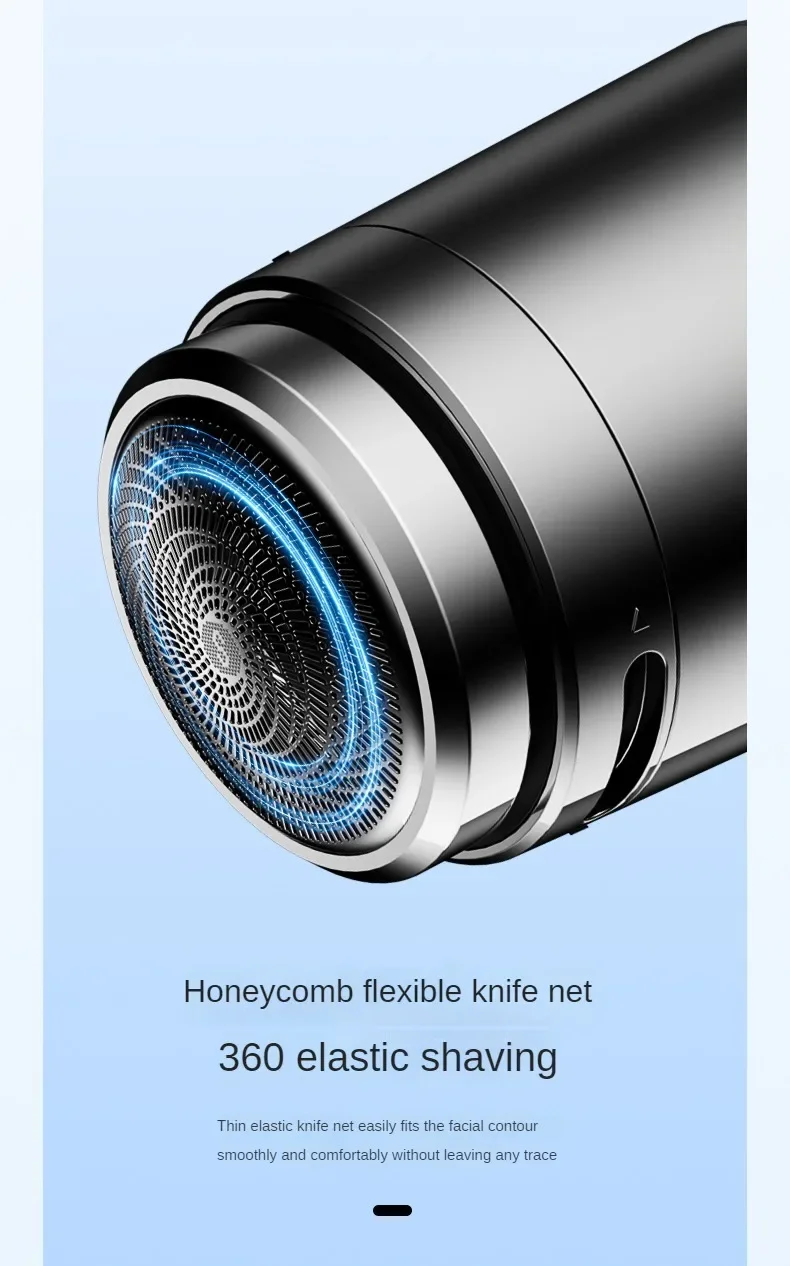 Lenovo ES20 Electric Shaver High-speed Motor Metal Body Alloy Blade for Quick Cleaning IPX7 Waterproof Whole Body Water Wash