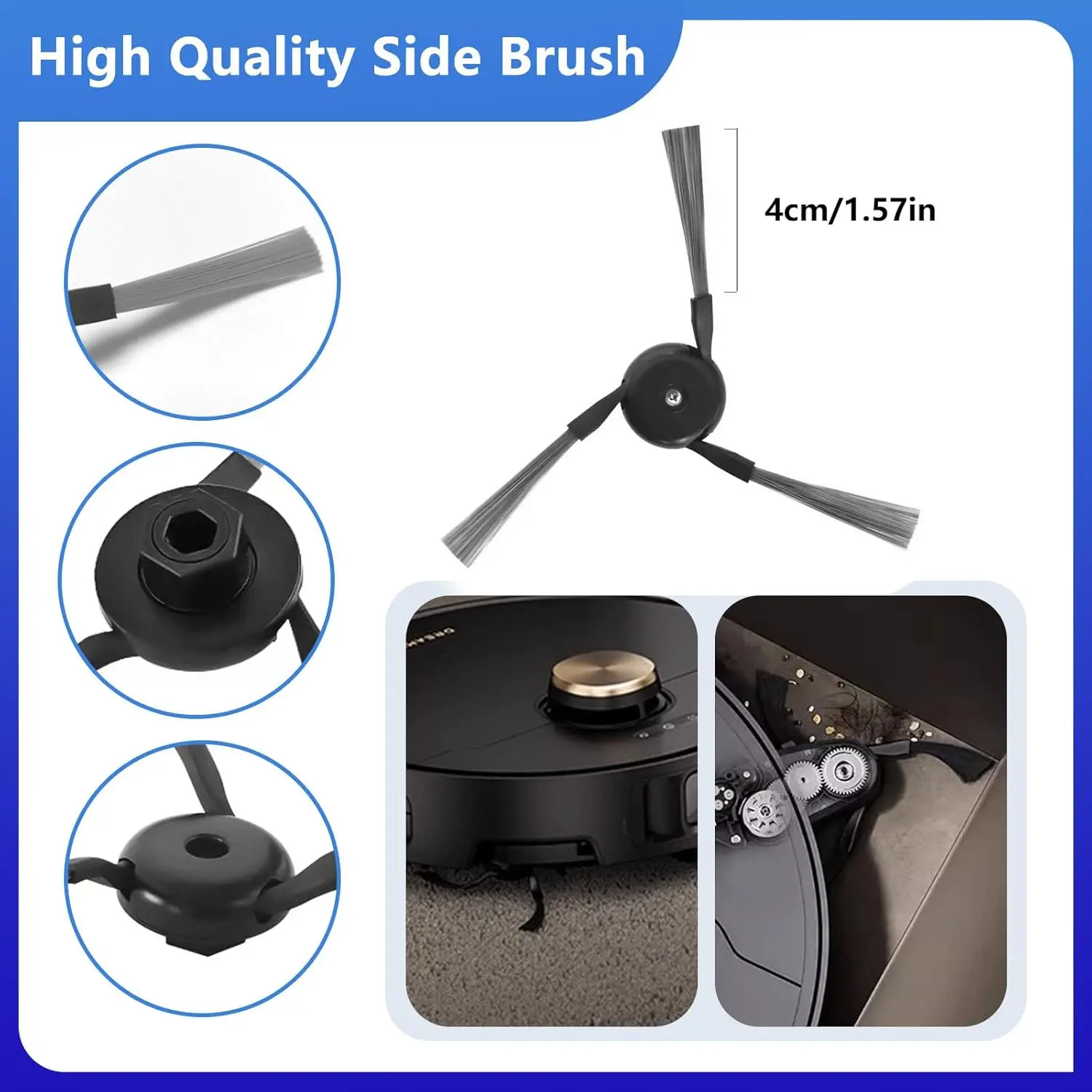 Dreame L50 Ultra AE / L50 Ultra CE Vacuum Cleaner Replacement Accessories Main Side Brush HEPA Filter Mop Cloths Dust Bag Spare