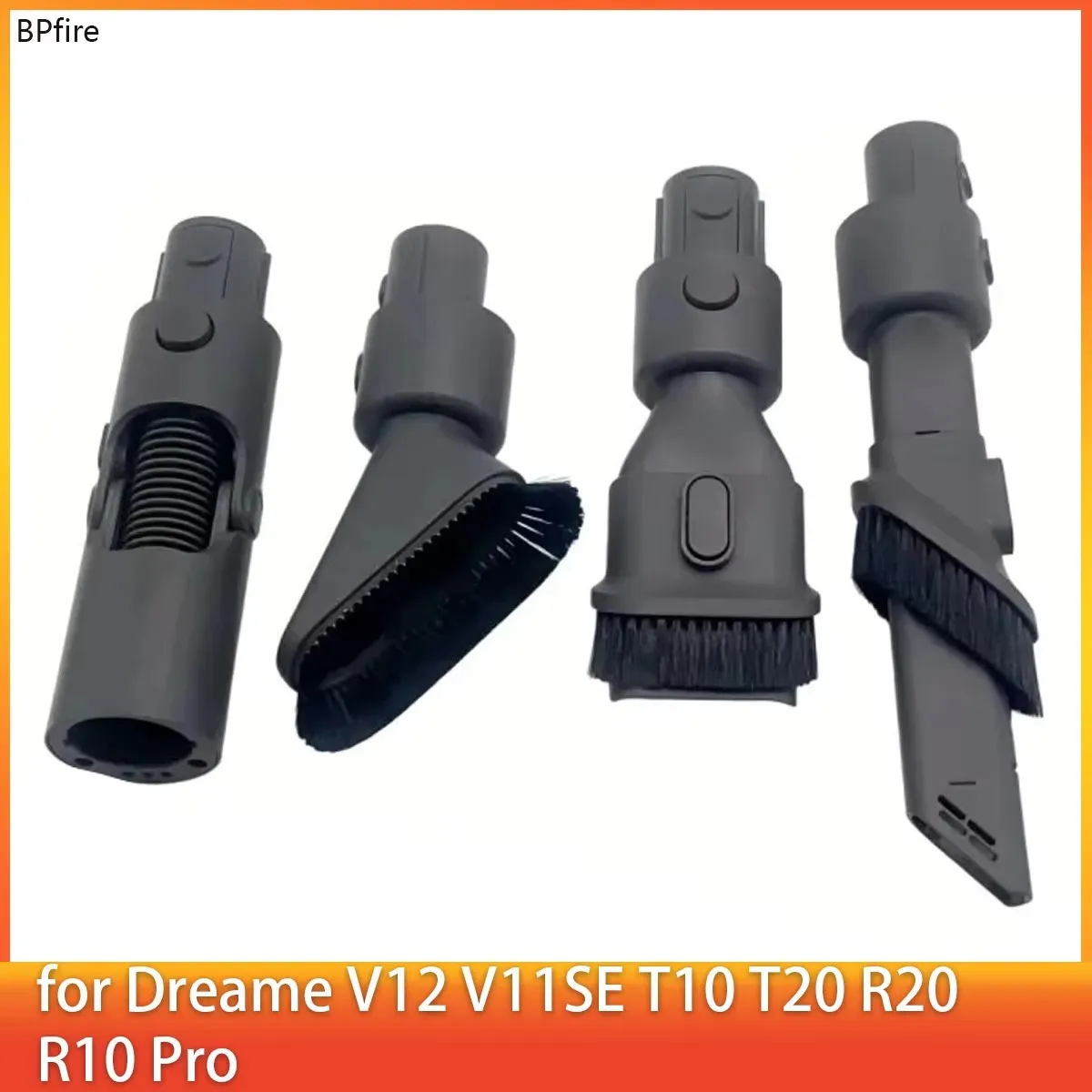 T30 Long Flat Suction Nozzle Accessory For Dreame V12 V11SE T10 T20 R20 R10 Pro Wide Flat Suction Soft Dusting Brush Parts
