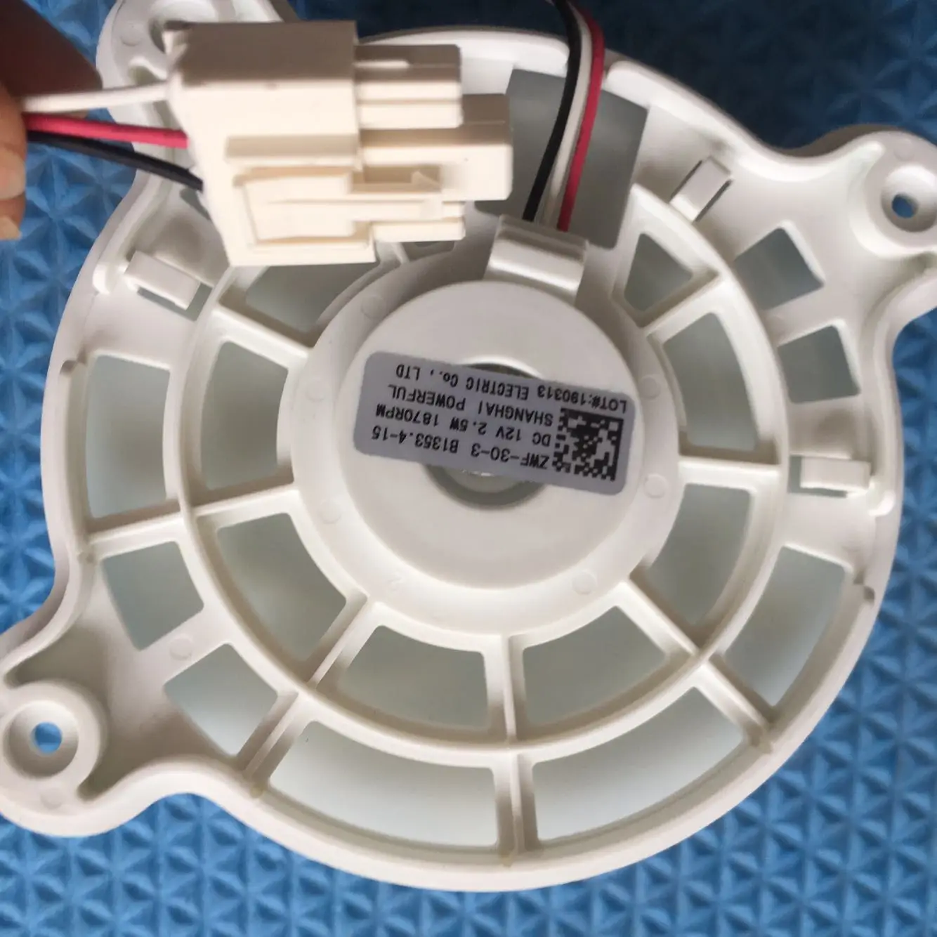 New for Refrigerator Motor ZWF-30-3 Refrigeration ZWF 30 3 DC12v 2.5w Fan for Samsung Haier Midea Refrigerator Parts BCD-430WP9C