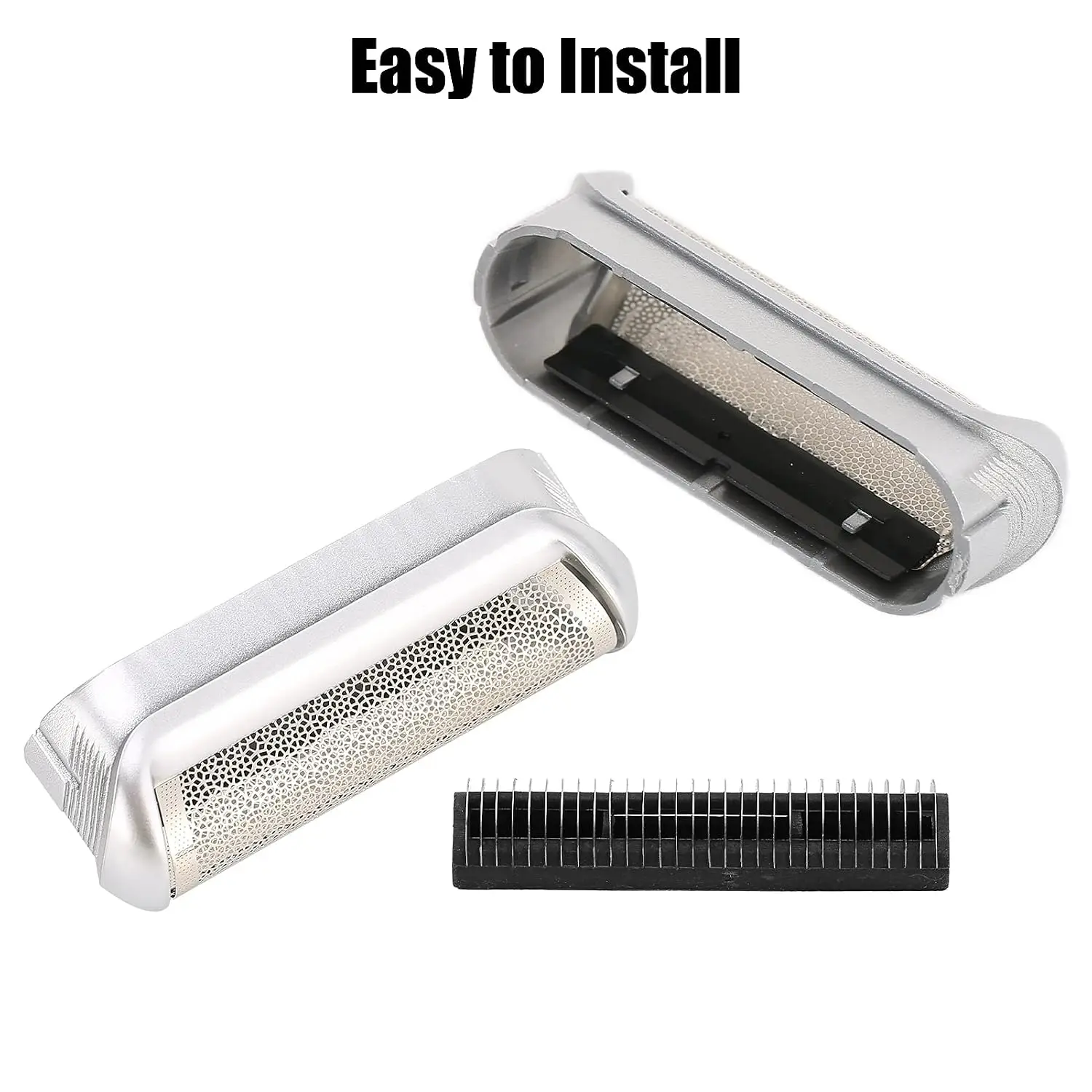 5S Shaver Foil & Cutter Blade Set Compatible with Braun M30 M60 M90 P50 P70 P80 5604 5607 5609 Razor Replacement Head Parts