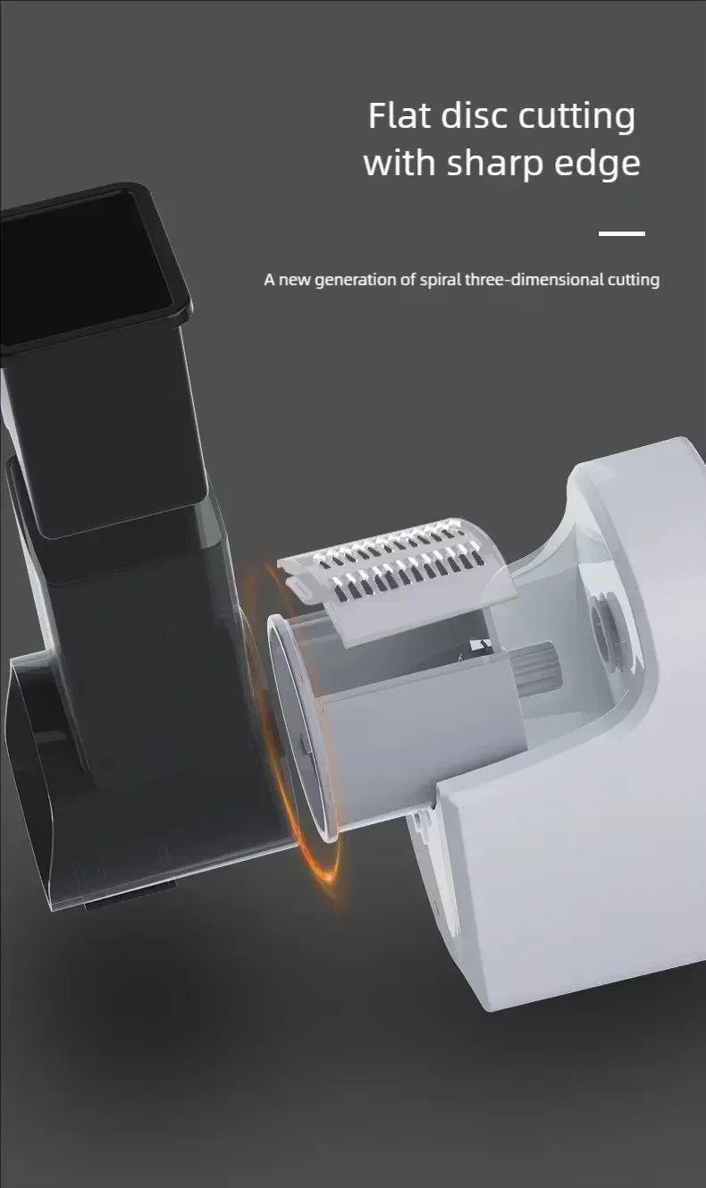 Home Kitchen Electric Vegetable Cutter and Shredder with Versatile Slicing Functions