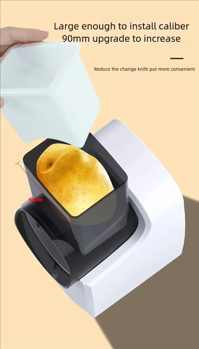 Home Kitchen Electric Vegetable Cutter and Shredder with Versatile Slicing Functions