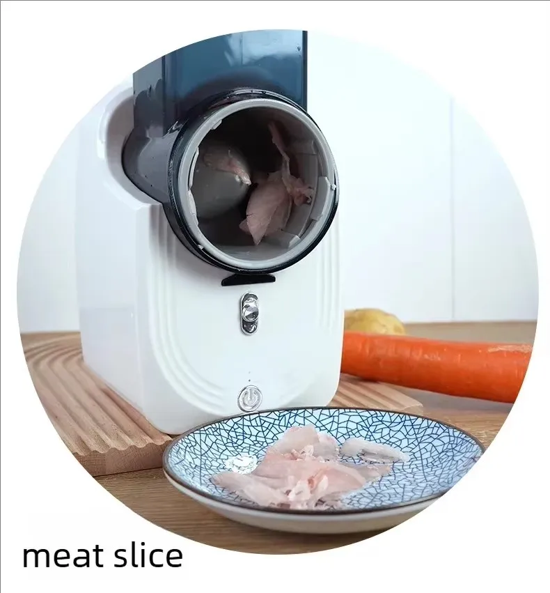 Home Kitchen Electric Vegetable Cutter and Shredder with Versatile Slicing Functions