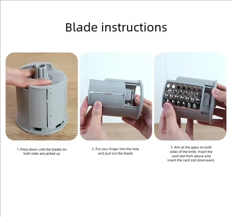Home Kitchen Electric Vegetable Cutter and Shredder with Versatile Slicing Functions