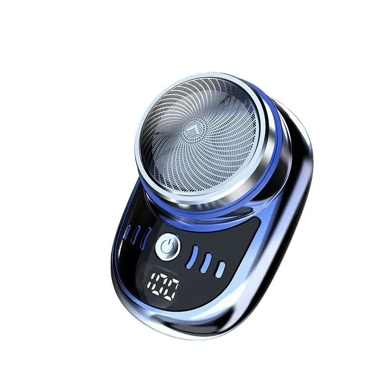 Lenovo Electric Shaver Portable Mini For Men Pocket Travel Razor Wireless Detachable Beard Trimmer Type‑C Fast Charging Digital