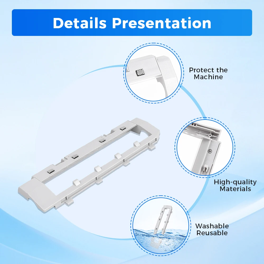 Main Brush Cover For Roborock Q Revo/ Qrevo MaxV/ Qrevo S/ Qrevo Pro/ QV 35A/Qrevo Plus/P10 / P10S/ P10 Pro Robot Vacuum Part