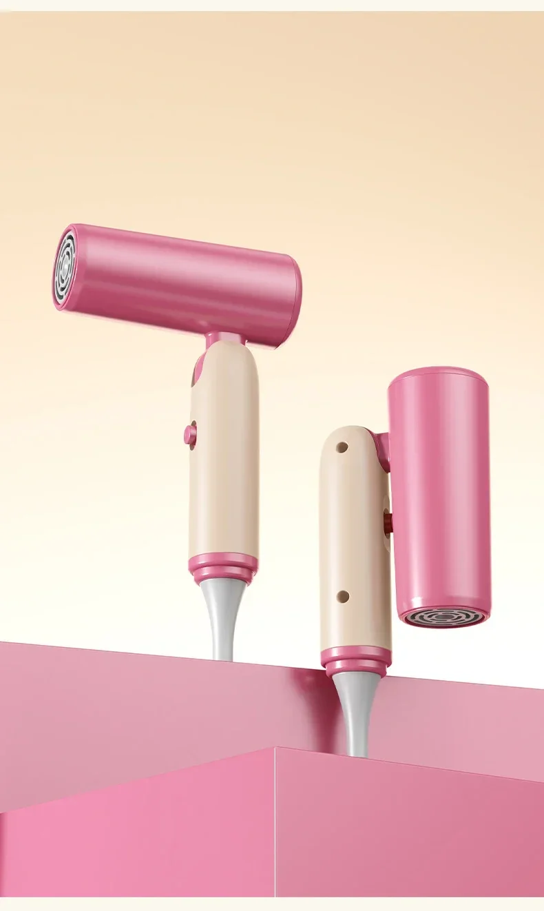 TINSOL Professional Negative Ion Hair Dryer, Constant Temperature Hair Care, Quick Drying, Convenient Foldable Hair Dryer