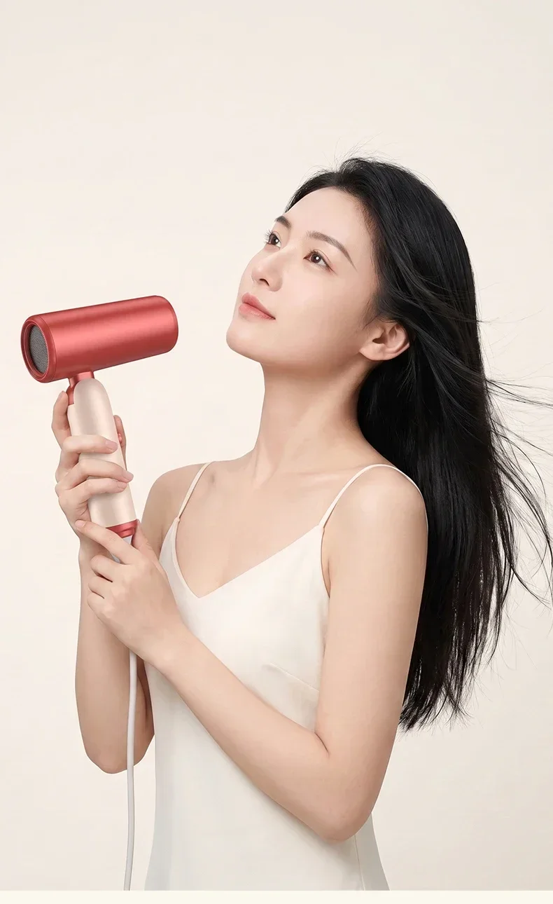 TINSOL Professional Negative Ion Hair Dryer, Constant Temperature Hair Care, Quick Drying, Convenient Foldable Hair Dryer