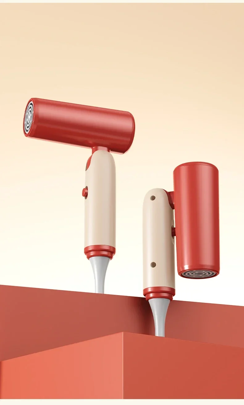 TINSOL Professional Negative Ion Hair Dryer, Constant Temperature Hair Care, Quick Drying, Convenient Foldable Hair Dryer