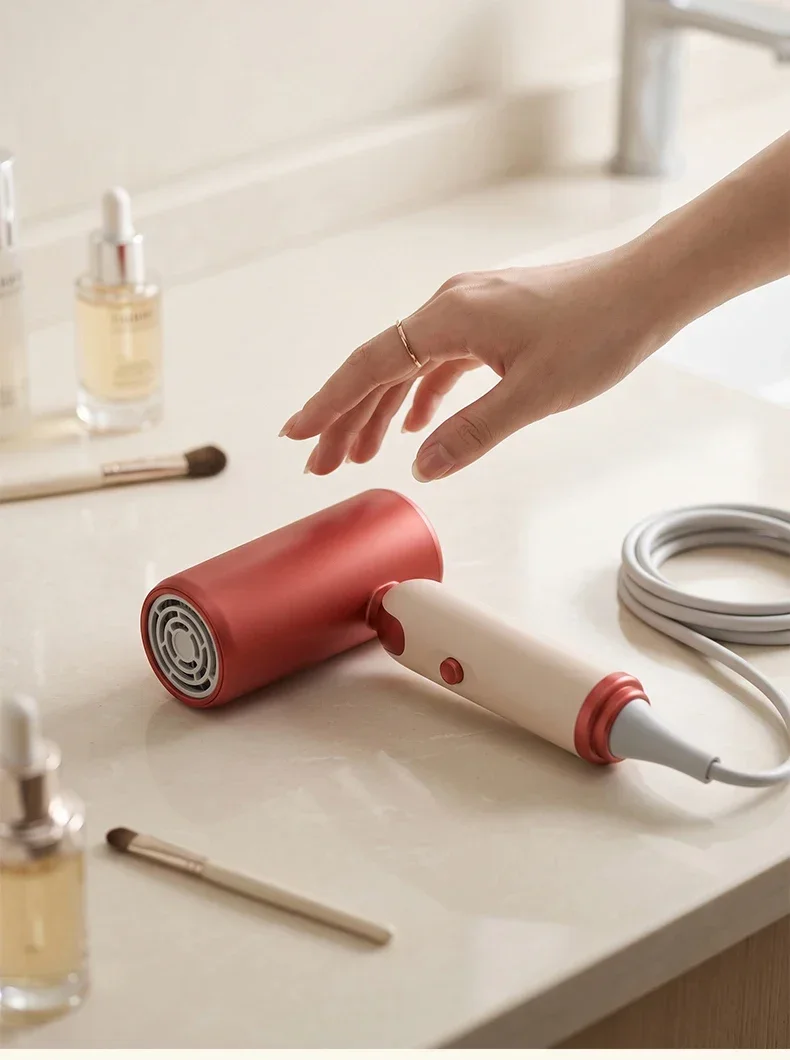 TINSOL Professional Negative Ion Hair Dryer, Constant Temperature Hair Care, Quick Drying, Convenient Foldable Hair Dryer
