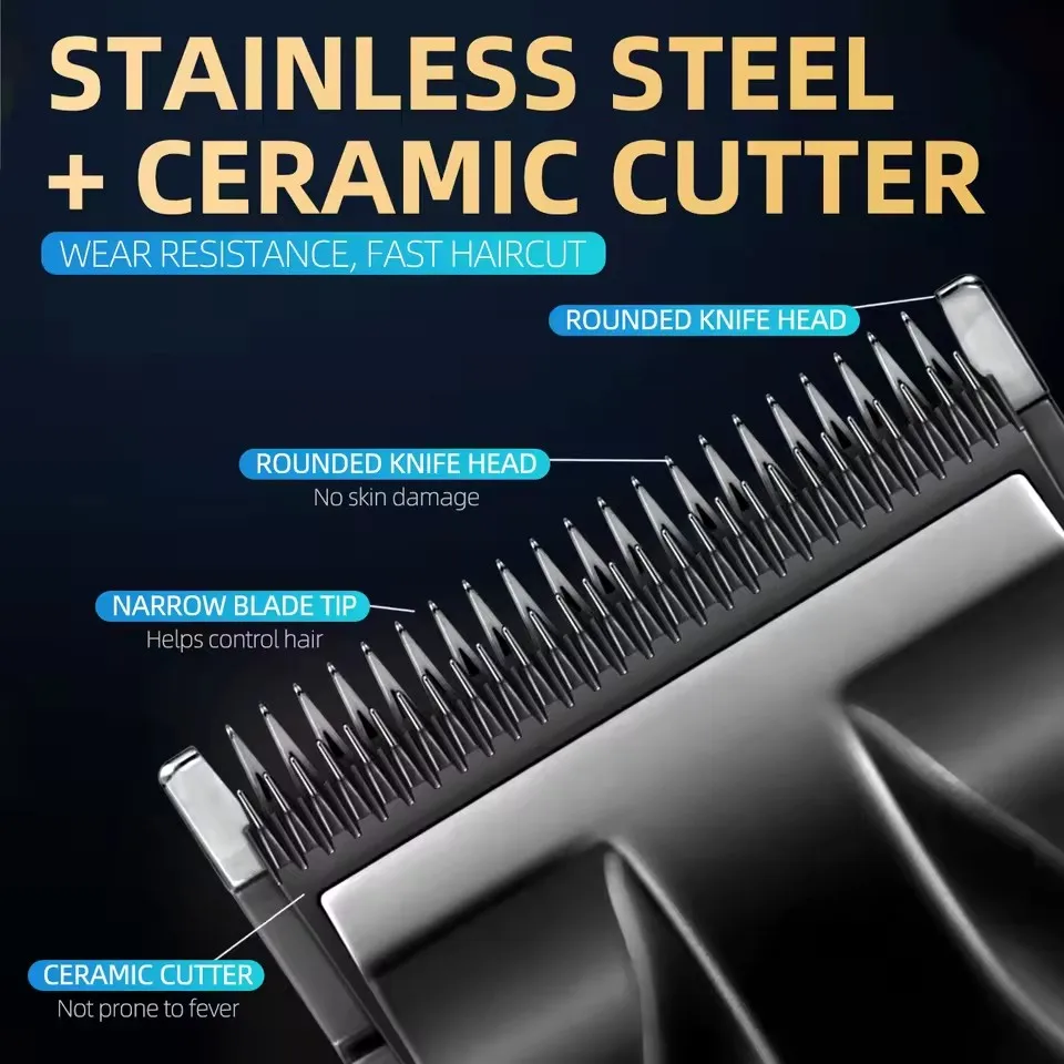 Kemei Professional Hair Clipper Kit KM-2296 KM-2299 KM-2293 Electric Hair Trimmer Male Hair Cutting Machine Mens Trimmer Machine