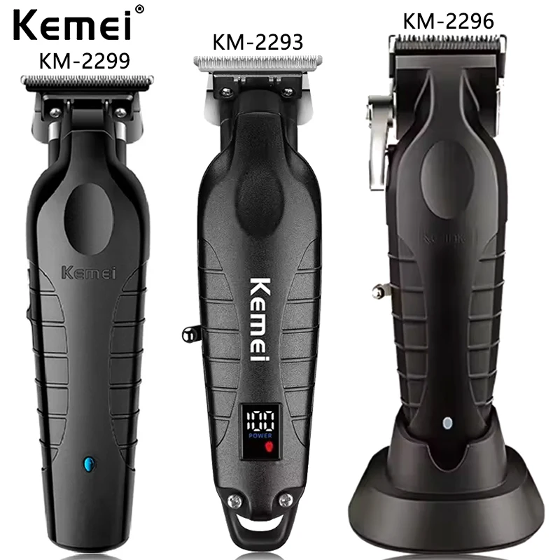 Kemei Professional Hair Clipper Kit KM-2296 KM-2299 KM-2293 Electric Hair Trimmer Male Hair Cutting Machine Mens Trimmer Machine