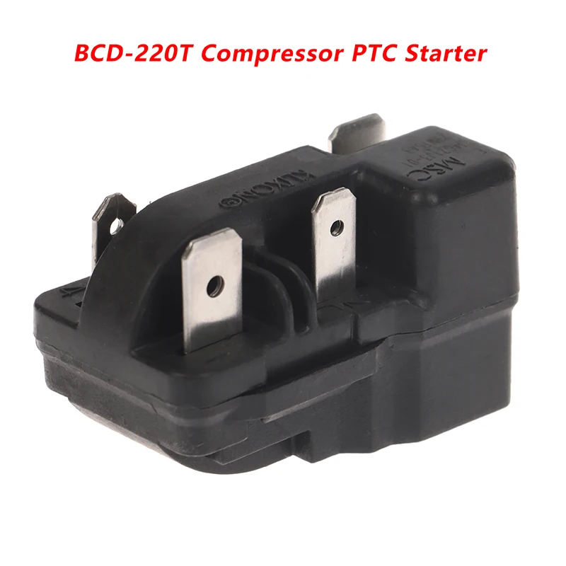 1PCS Suitable For Refrigerator BCD-220TG Compressor PTC Starter KLIXON Over-temperature Overload Protection Relay