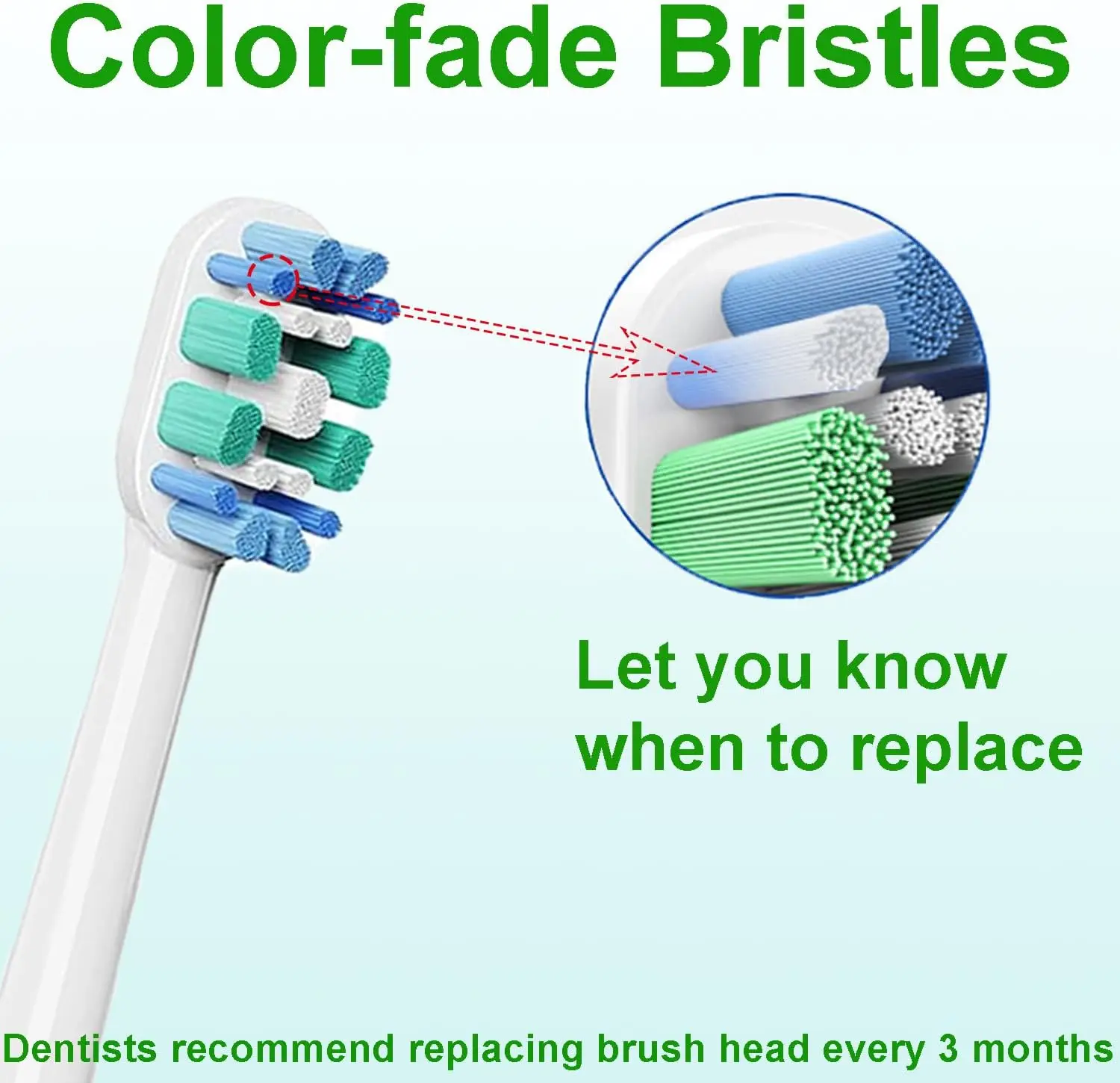 For Phili Sonic Care Toothbrush Brush Head HX3/HX6/HX9 Series HX3210/3211/6150/6500/6510/6530/9342/6730 Replacement Brush Heads