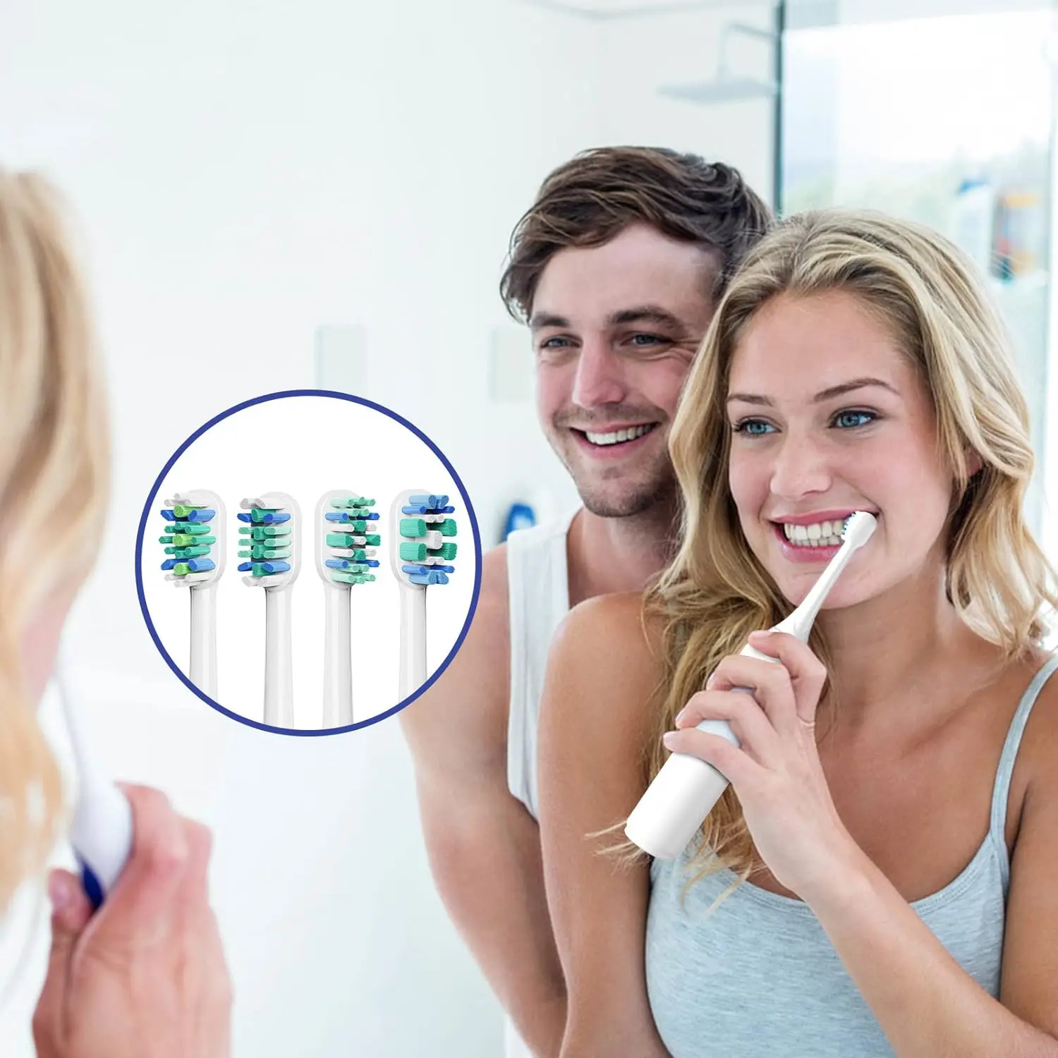 For Phili Sonic Care Toothbrush Brush Head HX3/HX6/HX9 Series HX3210/3211/6150/6500/6510/6530/9342/6730 Replacement Brush Heads