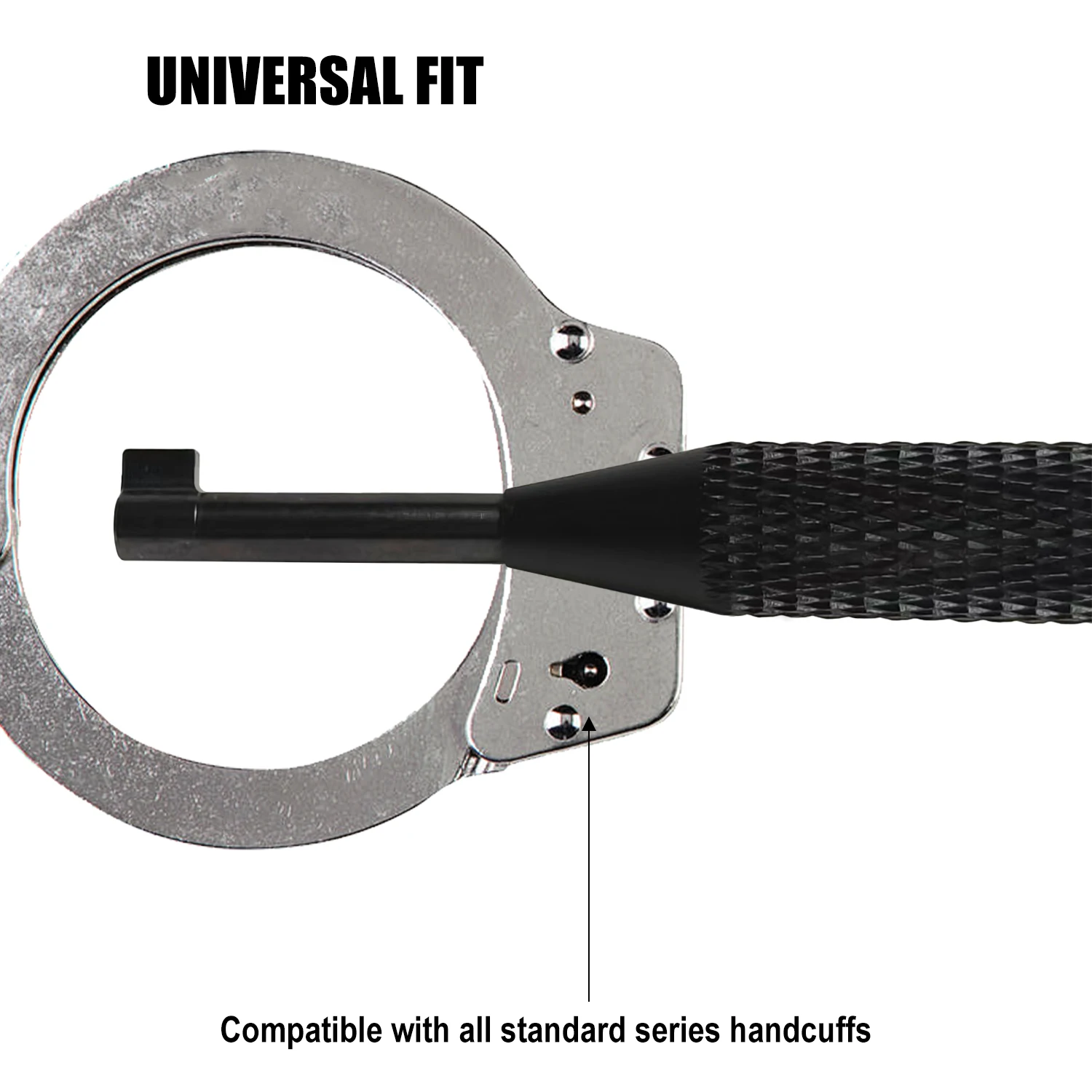 Rotating Release Tool, High Carbon Steel + Aluminum Alloy, with Key Ring, Universal for Most Standard Restraint Devices
