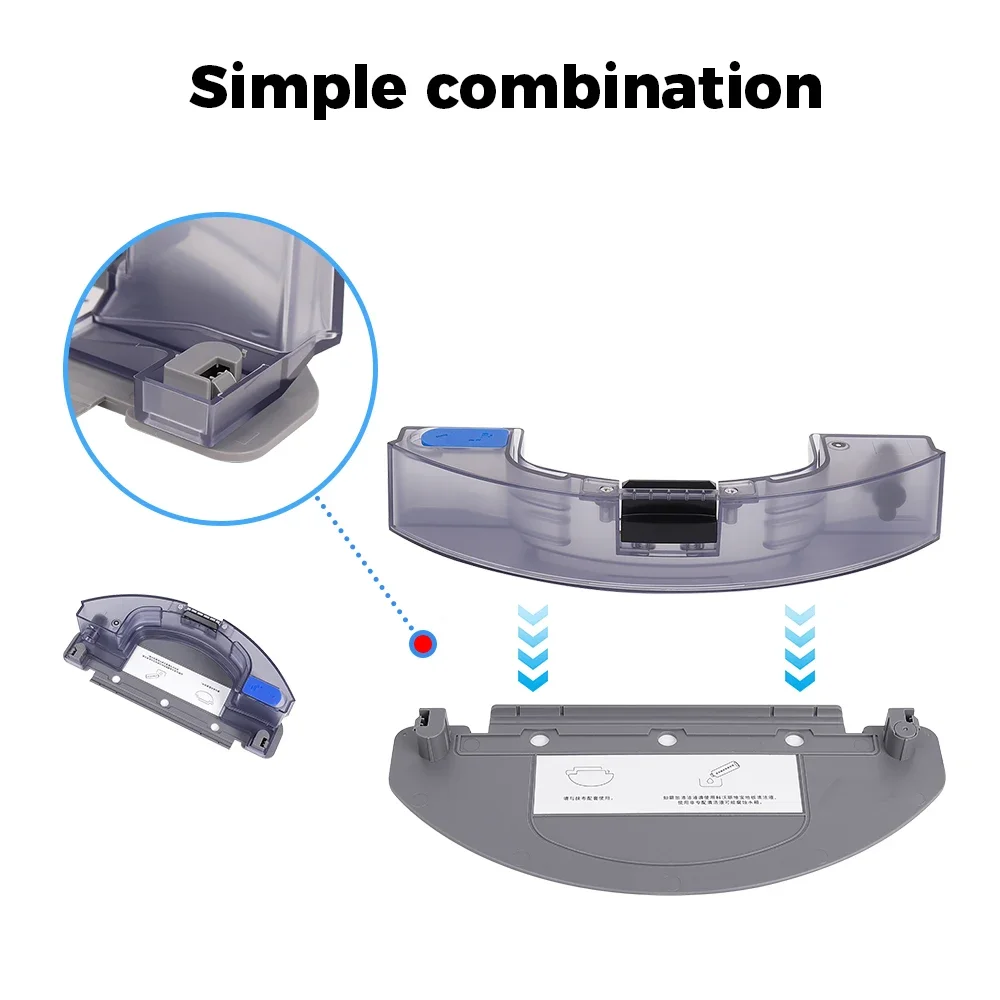 For Ecovacs Deebot Ozmo T8 T8 AIVI T8 Max DX93 DDX96 N8 Pro Vacuum Mop Board Plate Accessories Water Tank Mop Pad Holder Parts