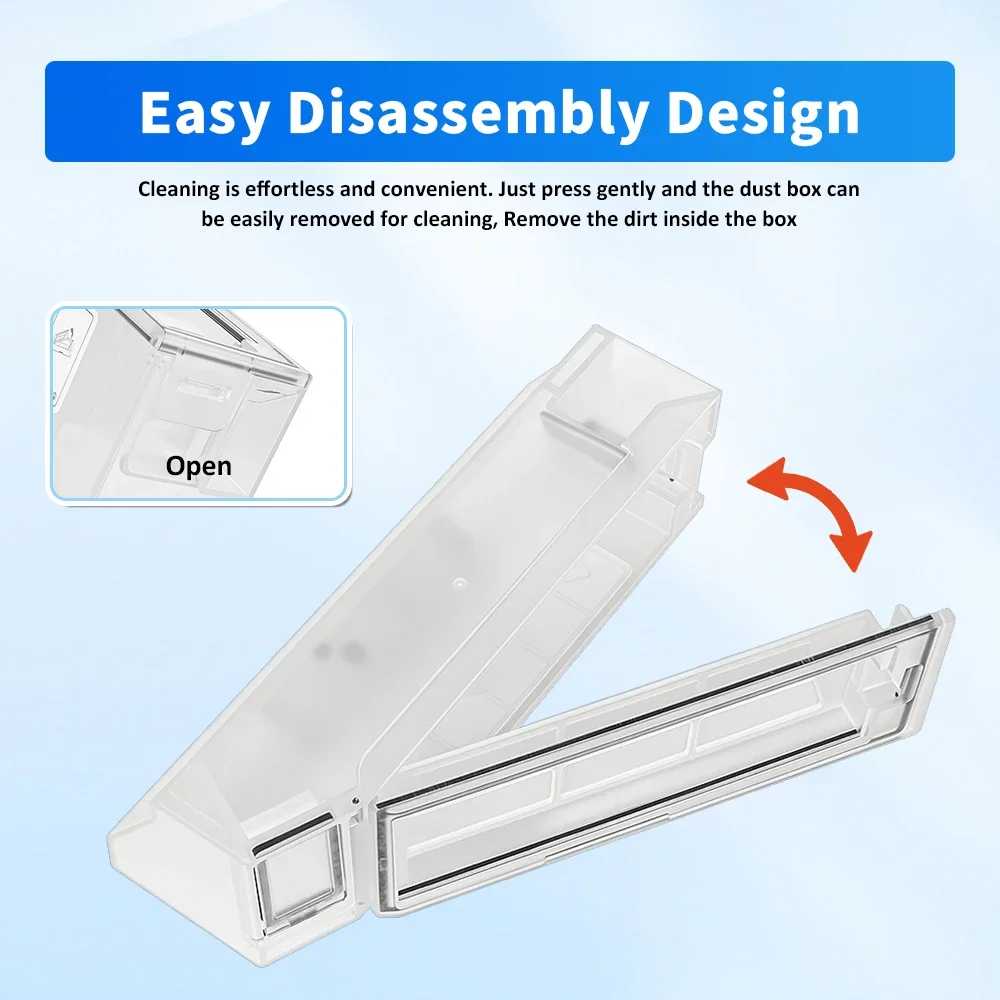 For Dreame L10S Ultra/X10/S10/S10 Pro Dust Box and Filter Accessories For Xiaomi Mijia B116 B101CN X10+ X20+ C102 Spare Parts