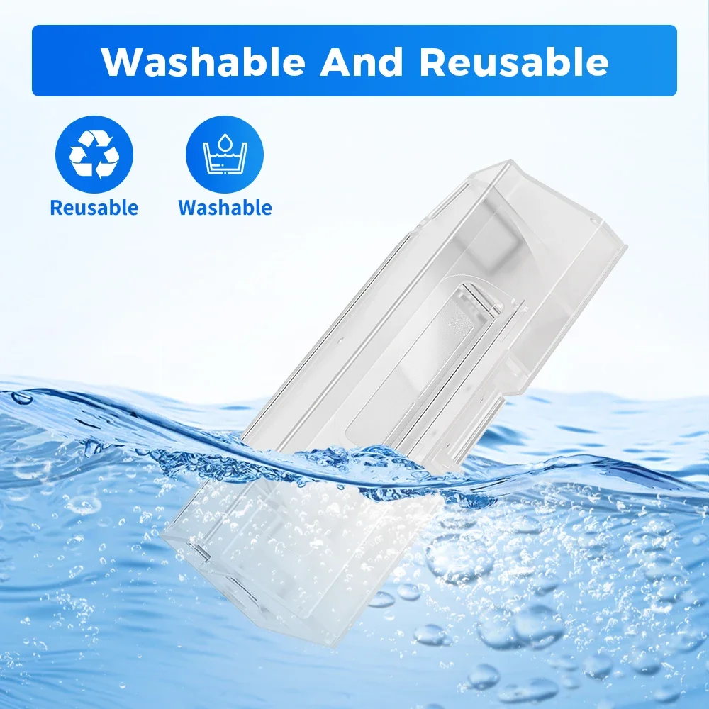 For Dreame L10S Ultra/X10/S10/S10 Pro Dust Box and Filter Accessories For Xiaomi Mijia B116 B101CN X10+ X20+ C102 Spare Parts