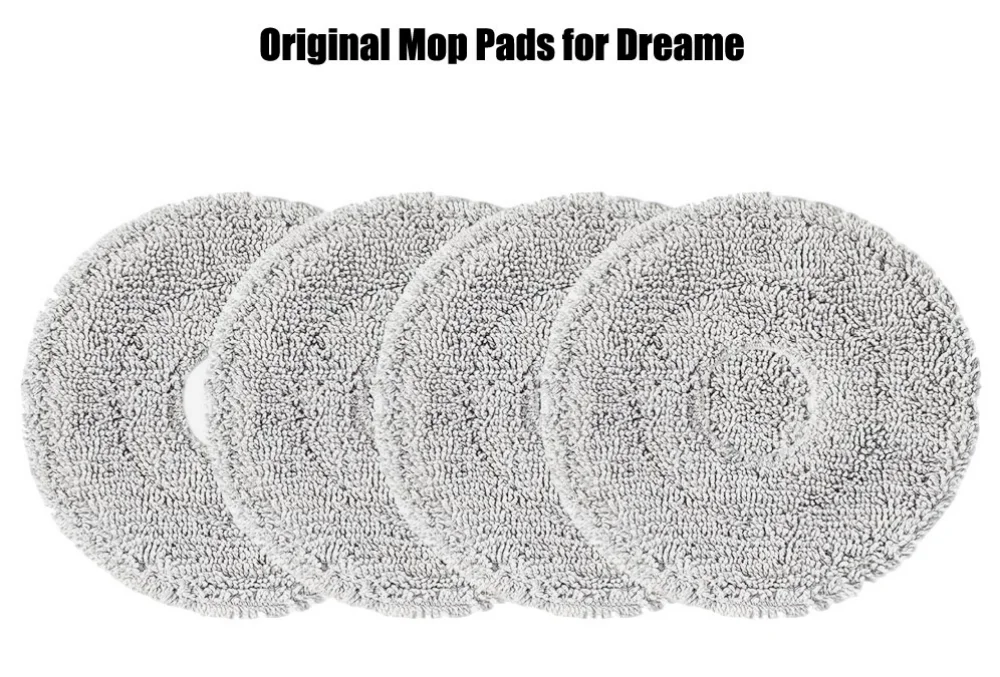 Original Mop Pads for Dreame L40 Ultra/L10S Ultra/X40 Ultra/L10s Pro Ultra Heat/L20 Ultra/L10S Plus/X30 Ultra/X40 Master(4-pack)