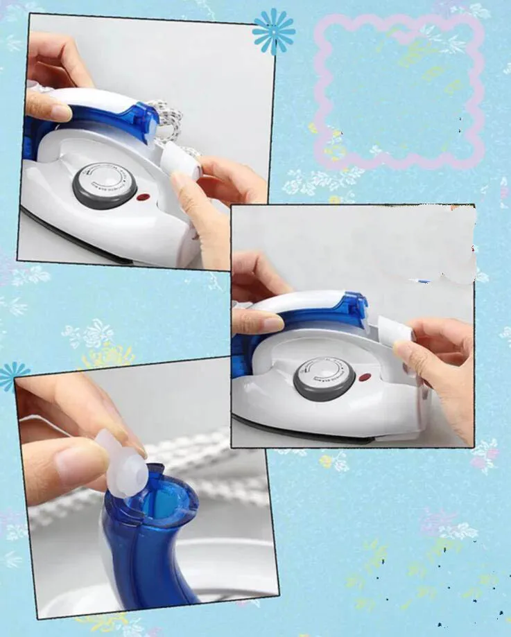 travel helper portable mini electric iron travel steamer iron 3 shifts business gift flat handle convenient ironer