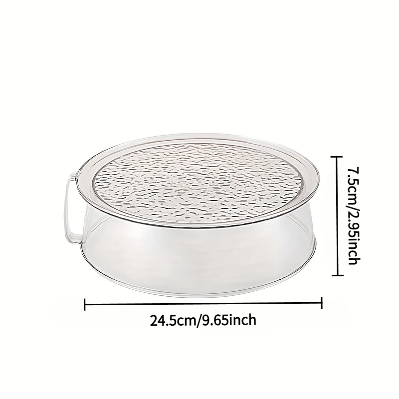 Multifunctional Microwave Splash Guard - Heat Resistant 200 ° C, 360 ° Splash-Proof, Stacking Design, Food Insulation Cover