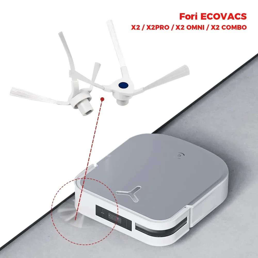 Home Robot Vacuum Spare Parts For Ecovacs X2 Omni X2 Pro DEX86 Main Roller Side Brush HEPA Filter Mop Cloth Dust Bag Parts