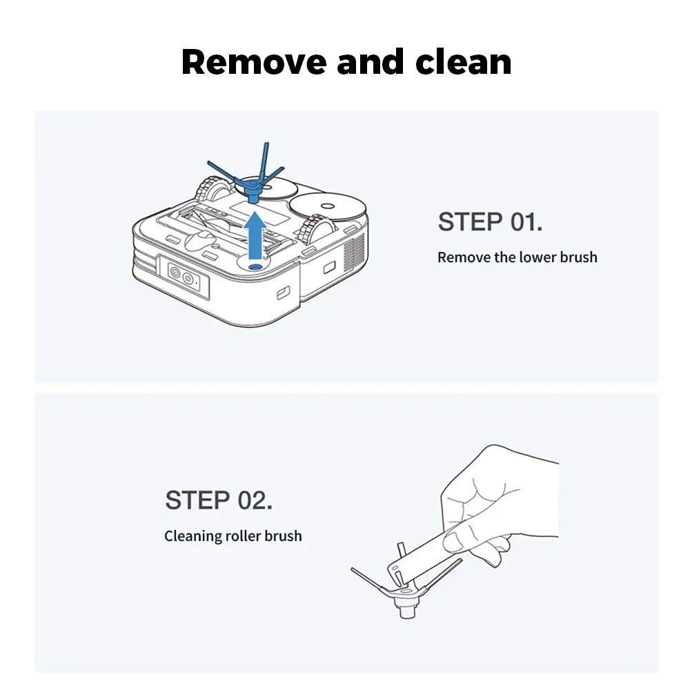 Home Robot Vacuum Spare Parts For Ecovacs X2 Omni X2 Pro DEX86 Main Roller Side Brush HEPA Filter Mop Cloth Dust Bag Parts