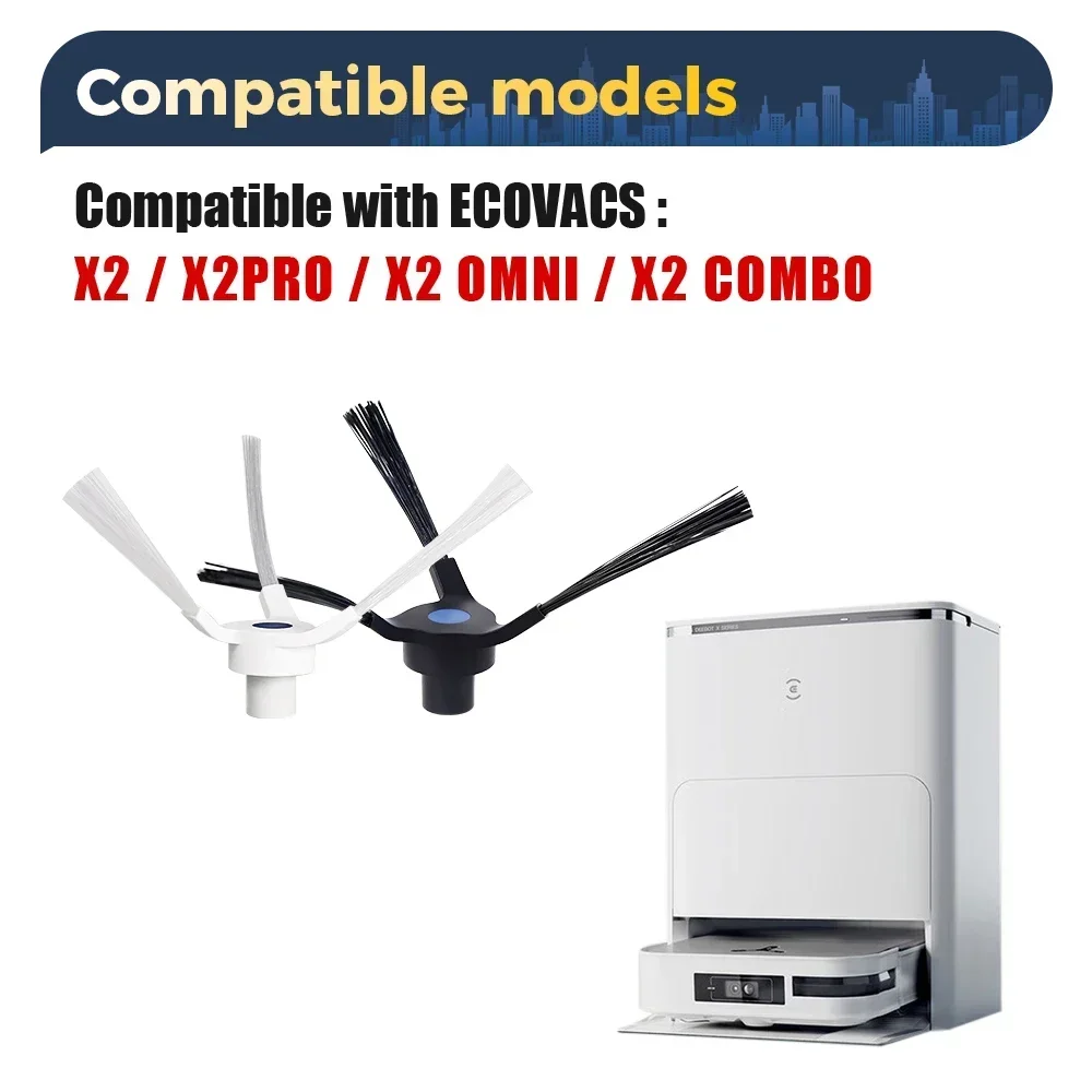 Home Robot Vacuum Spare Parts For Ecovacs X2 Omni X2 Pro DEX86 Main Roller Side Brush HEPA Filter Mop Cloth Dust Bag Parts