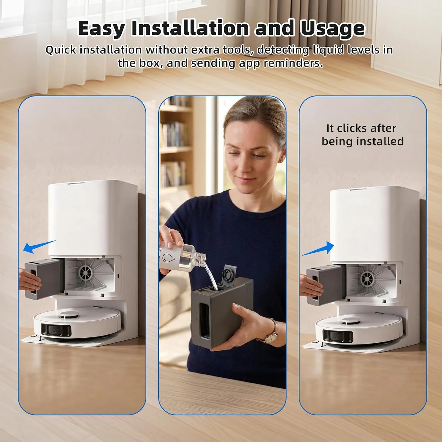 For (Dreame L40 Ultra (Gen2) / L40s Ultra CE/ X40 / X30 Ultra / L10s ProUltra) Automatic Cleaning Solution Tank Dispenser Module