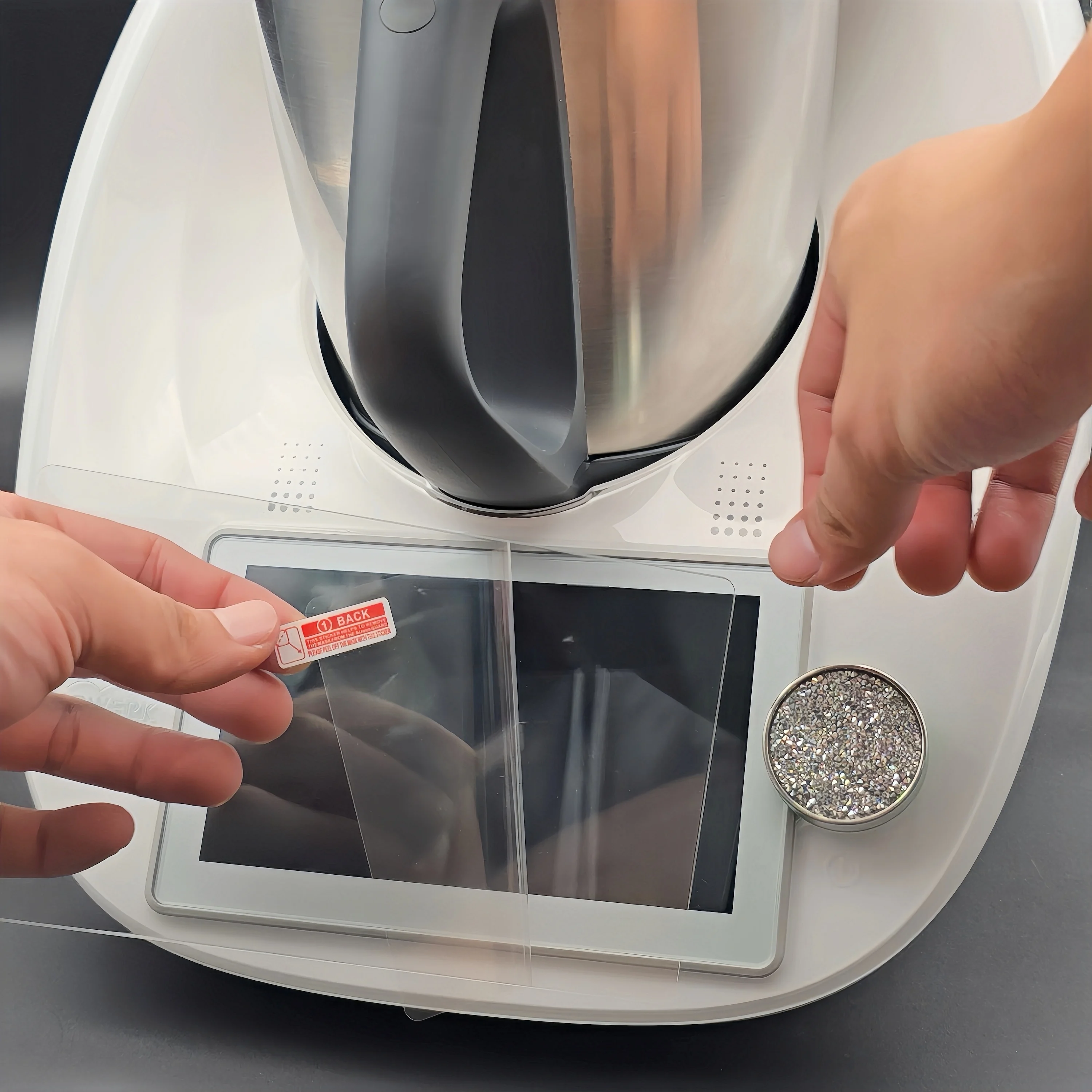 2PCS Compatible with Thermomix TM7/TM6 Screen Protector High-Alumina Tempered Glass Blender Kitchen Accessories Protective Film
