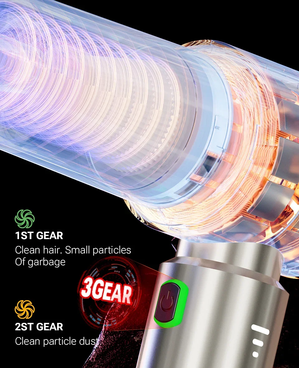SZUK 985000Pa Car Vacuum Cleaner Portable Handheld Wireless Strong Suction Car Cleaner Cleaning Machine Mini Vacuum Cleaner