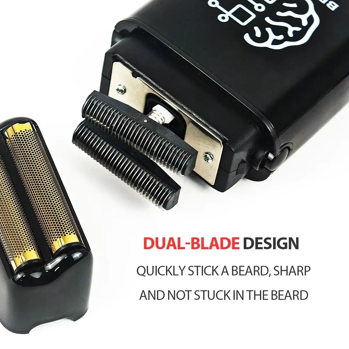 BRD 106 107 609 Professional Electric Hair Clipper Hair Trimmer DLC Blade with Base 7500RPM 8000RPM 7000RPM Barber Set BRDCLIP