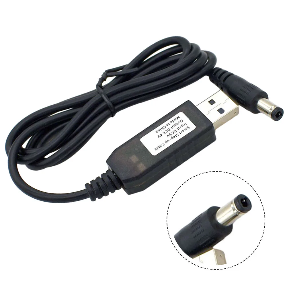 8.4V USB Lithium Battery Charger DC USB Converter Adapter Cable Overvoltage Protection For Vacuum Robot Cordless Adapter