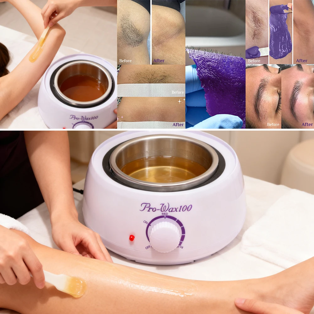 Professional Wax Heater for Hair Removal Wax Depilatory Epilator Paraffin Wax Bean Bead Heating Machine Hair Removal Tool