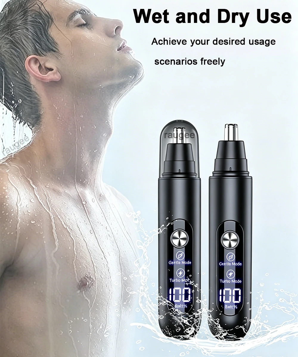 Nose Hair Trimmer for Men Mini Nose Hair Clipper Electric Nose Hair Remover USB Rechargeable Portable Nose and Ear Hair Trimmer