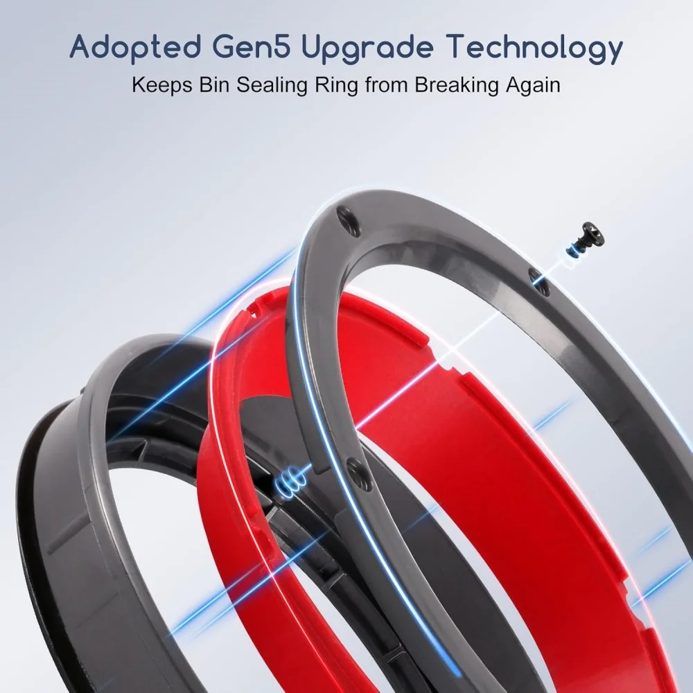Upgraded Reinforced Seal Compatible with Dyson V11 V15 Gen5 SV14 SV15 SV22 Vacuum Cleaner Canister Replacement Accessories