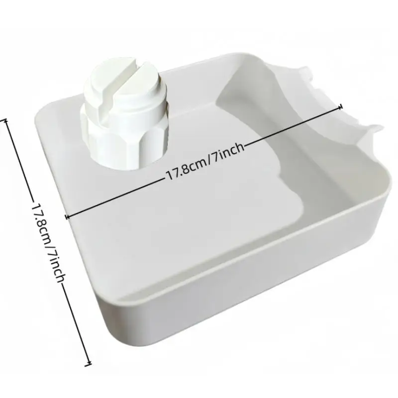 [New] [New] Washing Machine Drainage Tray 3D Printing Drain Funnel Drip Tray Cleans Lint Filters Stops Floor Spills