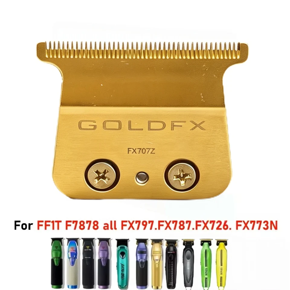 Compatible with BabylissPRO F7878 FX707Z FX797 FX787 FX726 Trimmer DLC Carbon Steel Replacement Cutting Blade Accessory